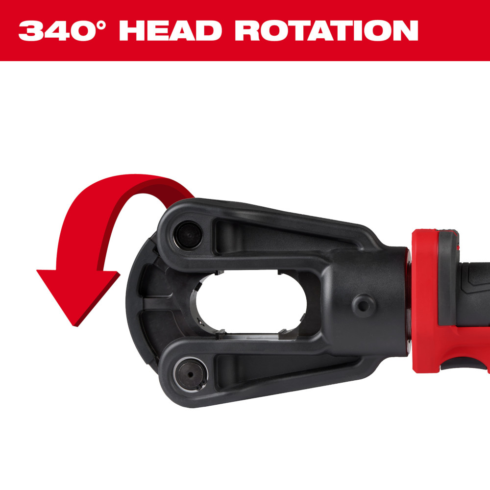 Milwaukee M18 FORCE LOGIC 12T Latched Linear Crimper from GME Supply